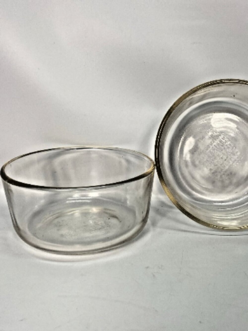 Pyrex Glass Bowls 2 cup 50 ml (No lid) 7200- 2 Piece Set - B23 Made in US